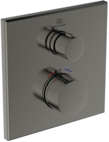 Ideal Standard Ceratherm Navigo zuhanycsaptelep süllyesztett z termosztáttal grafit A8580A5