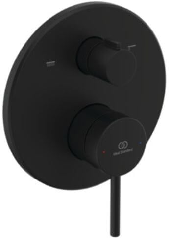 Ideal Standard Ceraline kád és zuhany csaptelep süllyesztett fekete A8568XG