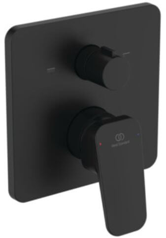 Ideal Standard Ceraplan kád és zuhany csaptelep süllyesztett fekete A8719XG