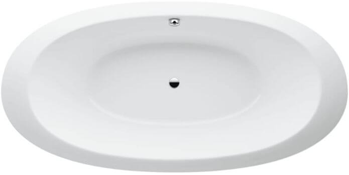 Laufen Ilbagnoalessi ovális fürdőkád 203x102 cm ovális fehér H2439700000001