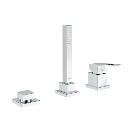 Készlet elem a fürdőkád felszereléséhez Grohe Veris 29037000, kád és zuhany csaptelep Grohe Eurocube 19966000