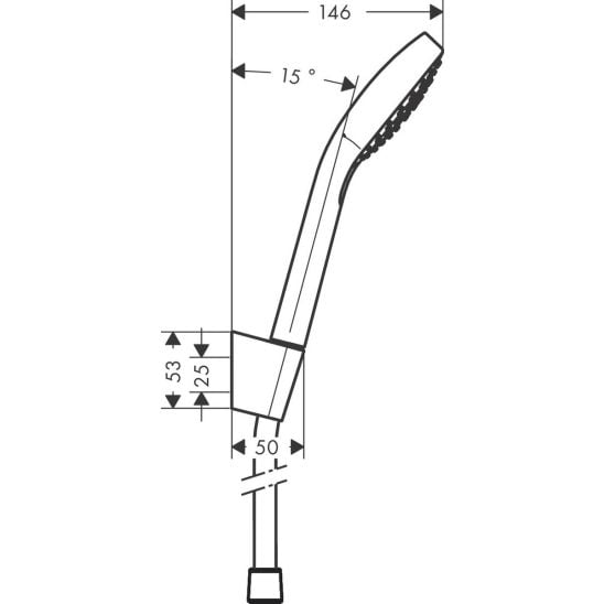 Készlet kád és zuhany csaptelep Hansgrohe Talis S 72400000, mosdócsaptelep Hansgrohe Talis S 72020000, 26421400