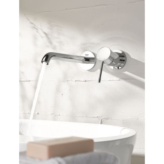 Készlet falsík alatti csaptelep elem Grohe Eurostyle 23571000, mosdócsaptelep Grohe Essence 19408001