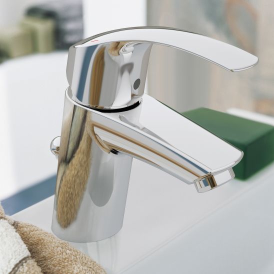 Készlet mosdótál Grohe Euro Ceramic 39336000, mosdócsaptelep Grohe Eurosmart 33265002