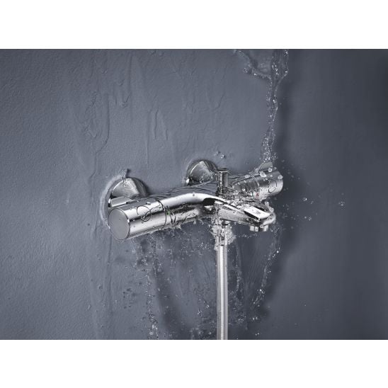 Készlet kád és zuhany csaptelep Grohe Grohtherm 800 34567000, zuhany készlet Grohe Vitalio SmartActive 26596000