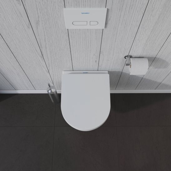 Készlet WC csésze Duravit ME by Starck 2530090000, WC ülőke Duravit ME by Starck 0020190000