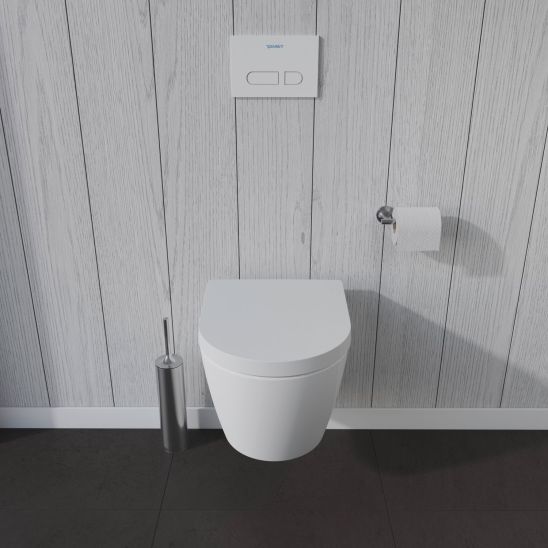 Készlet WC csésze Duravit ME by Starck 2530090000, WC ülőke Duravit ME by Starck 0020190000