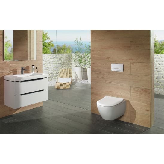 Készlet combi-Pack készlet deszkával Villeroy & Boch Subway 2.0 5614R2R1, beépíthető keret Villeroy & Boch ViConnect 92246100, 92249061