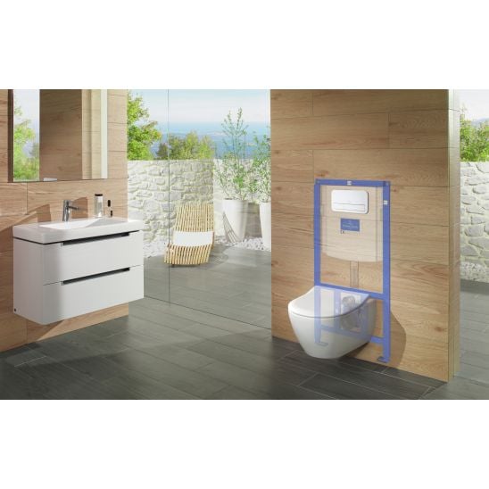 Készlet combi-Pack készlet deszkával Villeroy & Boch Subway 2.0 5614R2R1, beépíthető keret Villeroy & Boch ViConnect 92246100, 92249061