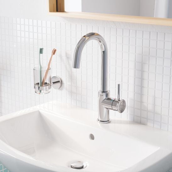 Készlet WC kefe Grohe Essentials 40513001, törölközőtartó Grohe Essentials 40510001, 40507001, 40508001, 40511001, 40372001