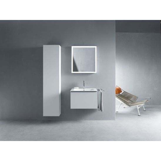 Készlet szekrény Duravit L-Cube LC624002222, mosdótál Duravit ME by Starck 2336630000