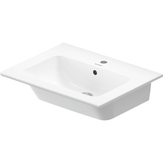 Készlet szekrény Duravit L-Cube LC624002222, mosdótál Duravit ME by Starck 2336630000