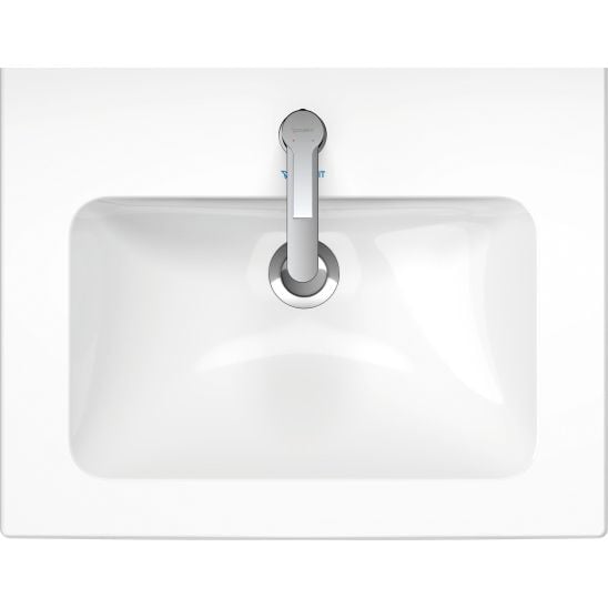 Készlet szekrény Duravit L-Cube LC624002222, mosdótál Duravit ME by Starck 2336630000