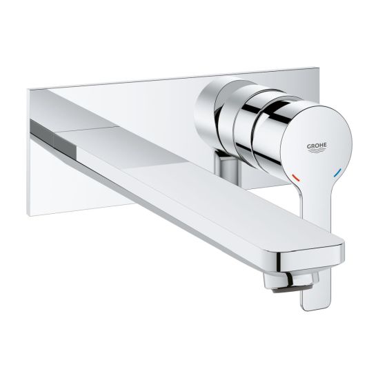 Készlet mosdócsaptelep Grohe Lineare 23444001, falsík alatti csaptelep elem Grohe Eurostyle 23571000