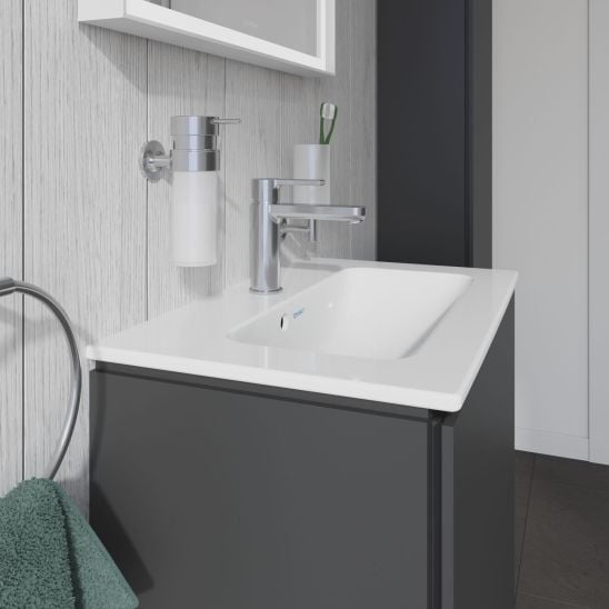 Készlet szekrény Duravit Brioso BR411002222, mosdótál Duravit ME by Starck 2342630000