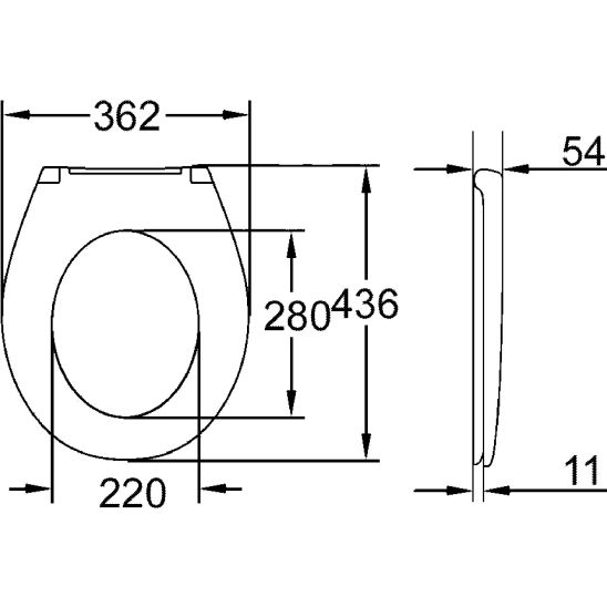 Készlet falsík alatti keret öblítőgombbal Grohe Solido 38811KF0, WC csésze Grohe Bau Ceramic 39427000, 39493000