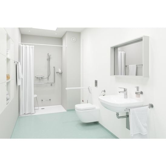 Zestaw Grohe Solido stelaż podtynkowy WC z przyciskiem Even czarny mat i miską WC Euro Ceramic wiszącą PureGuard z deską (38811KF0, 3932800H, 39331001)