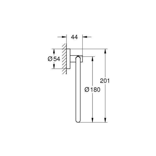 Készlet WC kefe Grohe Essentials 40374GN1, WC papír tartó Grohe Essentials 40367GN1, 40369GN1, 40365GN1, 40394GN1, 40364GN1