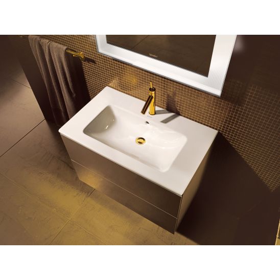 Készlet szekrény Duravit Brioso BR410202222, mosdótál Duravit ME by Starck 2336830000