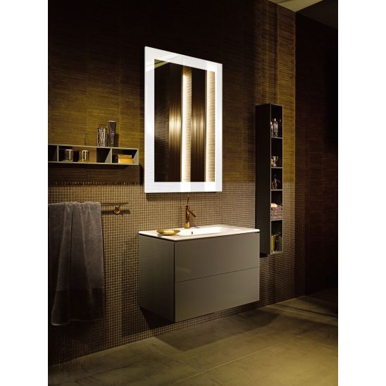 Készlet szekrény Duravit Brioso BR410202222, mosdótál Duravit ME by Starck 2336830000