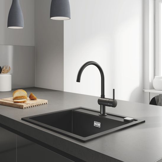 Készlet konyhai csaptelep Grohe Zedra 32294002, gránit mosogató Grohe K700 31651AP0