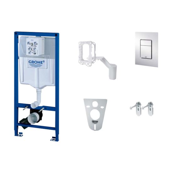 Készlet beépíthető keret Grohe Rapid SL 38827000, WC csésze Oltens Vernal 42002000, 45103000