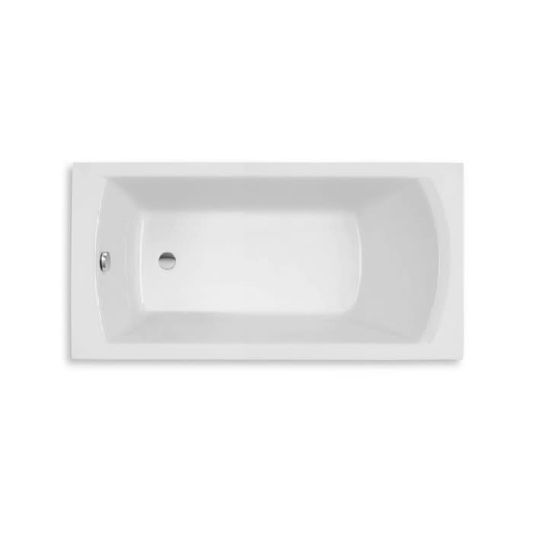 Készlet egyenes kád Roca Linea Slim A248544000, kád és zuhany csaptelep Roca Lanta A5A0111C00, AM4008512M