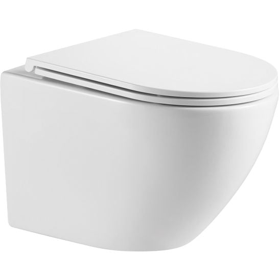 Készlet beépíthető keret Geberit Duofix 111.170.00.2, WC csésze lassú záródású ülőkével Omnires Ottawa OTTAWAMWBP