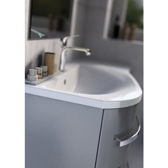 Készlet szekrény Oristo Opal OR30-SD4S-90-1-P, mosdótál Oristo Opal UME-OP-90-92-P