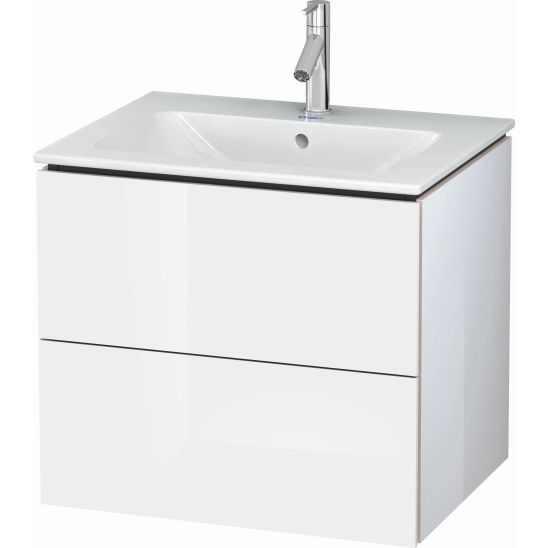 Készlet szekrény Duravit L-Cube LC624002222, mosdótál Duravit ME by Starck 2336630000