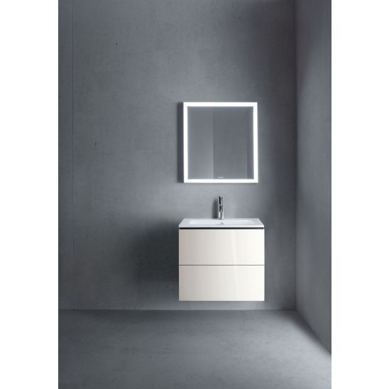 Készlet szekrény Duravit L-Cube LC624002222, mosdótál Duravit ME by Starck 2336630000