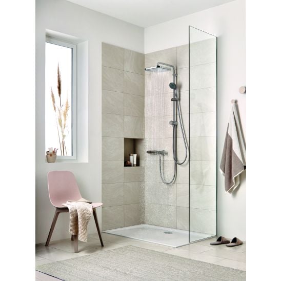 Készlet kád és zuhany csaptelep Grohe Start Flow 29117000, fejzuhany Grohe Vitalio Comfort 26695000, 27851000, 26962001, 26397001, 28741002