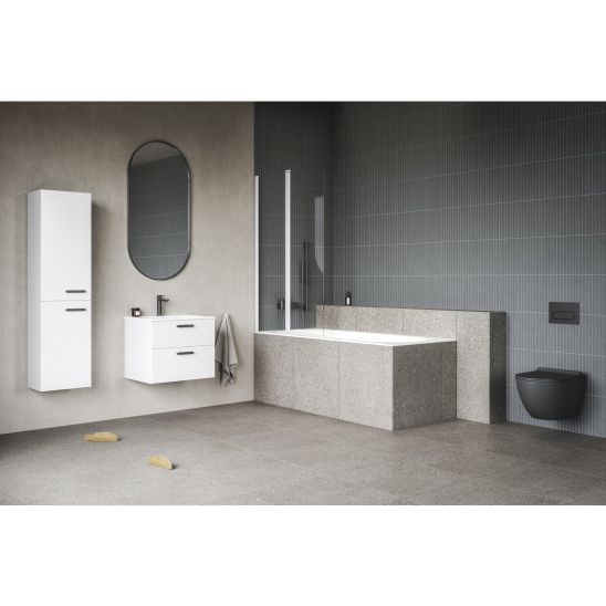 Készlet egyenes kád Ravak Chrome C741300000, kád szifon Ravak X01377, GPX2240016