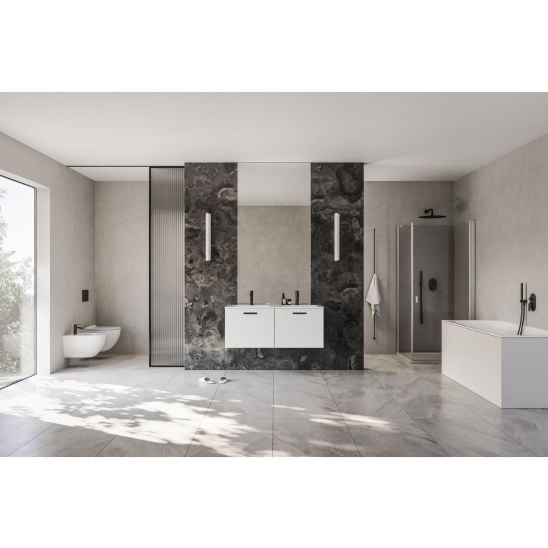 Készlet egyenes kád Ravak Chrome C741300000, kád szifon Ravak X01377, GPX2240016
