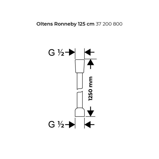 Készlet fejzuhany Oltens Vindel 37001800, kád és zuhany csaptelep Oltens Molle 34100800, 39401800, 37103800, 39303800, 37200800