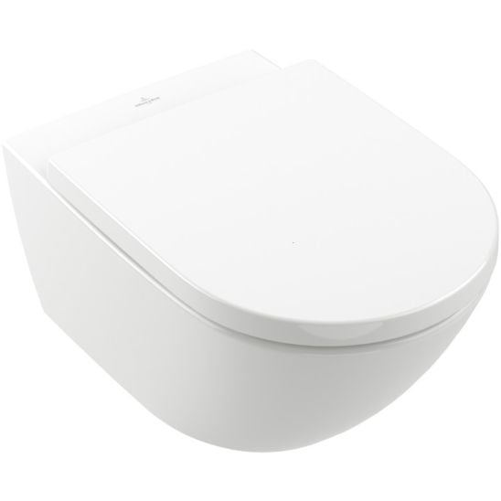 Készlet Wc csésze + WC ülőke szett Villeroy & Boch Subway 3.0 4670TS01, beépíthető keret Villeroy & Boch ViConnect 92246100, 92249061