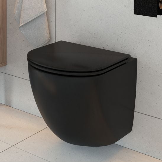 Készlet WC csésze Oltens Hamnes 42513300, WC ülőke Oltens Hamnes 45100300