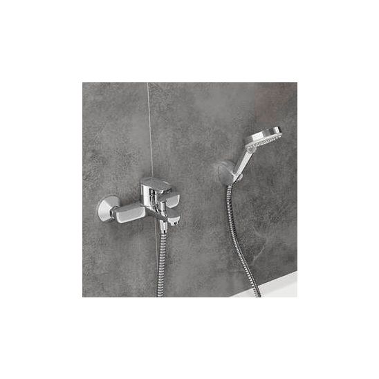 Készlet kád és zuhany csaptelep Hansgrohe Vernis Blend 71440000, zuhany készlet Hansgrohe Activera Select S 28052000