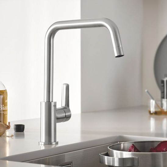 Készlet gránit mosogató Grohe K700 31651AP0, konyhai csaptelep Grohe Start 30470DC0