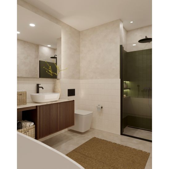 Készlet fejzuhany Hagser Mila HGR27000037, fali kar Hagser Karin HGR29000037