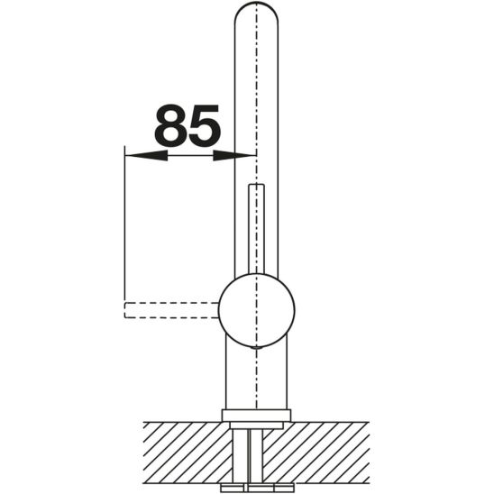 Készlet gránit mosogató Blanco Etagon 500-U 527754, konyhai csaptelep Blanco Linus 526683, 207423