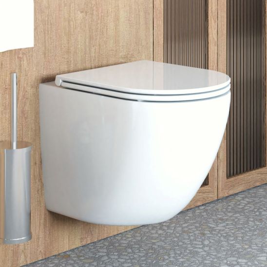 Készlet WC csésze Oltens Hamnes 42021000, WC ülőke Oltens Hamnes 45109000