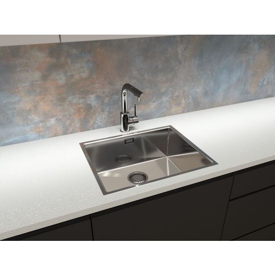 Készlet acél mosogató Grohe K700 31726SD0, konyhai csaptelep Oltens Myvat 35205100