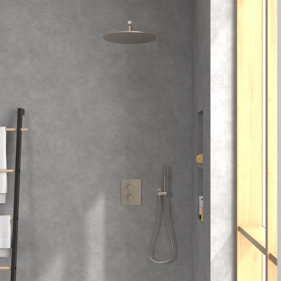 Készlet kád és zuhany csaptelep Villeroy & Boch Universal Taps & Fittings TVD00065300064, fejzuhany Villeroy & Boch Universal Showers TVC00000100064, TVD00065100000, TVS10900600064, TVC00045800064, TVC00045351064, TVC00045600064, TVC00003500064