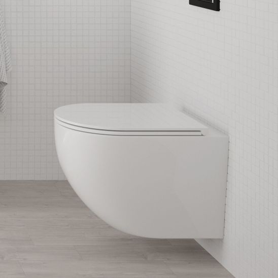 Készlet WC csésze Oltens Hamnes 42024000, beépíthető keret Tece Base 9400407, 45113000, 9.240.400