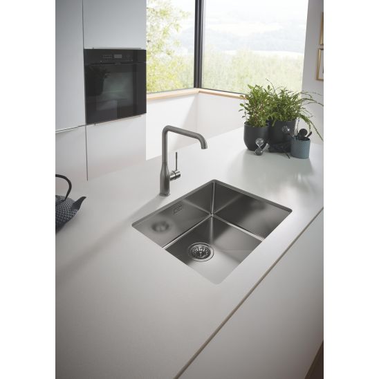 Készlet acél mosogató Grohe K700U 31574AL1, konyhai csaptelep Grohe Minta 32321AL2