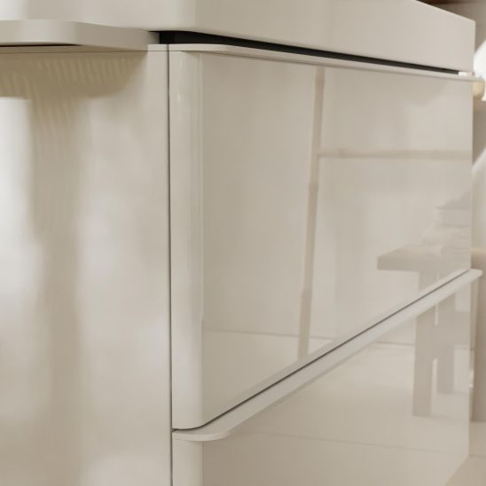 Készlet szekrény Hansgrohe Xelu Q 54023700, mosdótál Hansgrohe Xelu Q 61017450