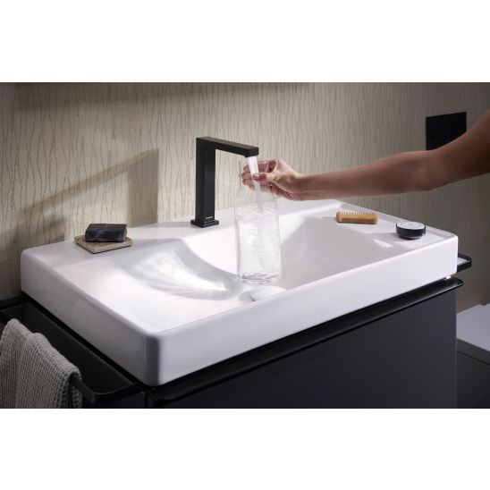 Készlet szekrény Hansgrohe Xelu Q 54028700, mosdótál Hansgrohe Xelu Q 61025450