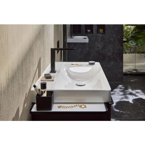 Készlet szekrény Hansgrohe Xelu Q 54028700, mosdótál Hansgrohe Xelu Q 61025450