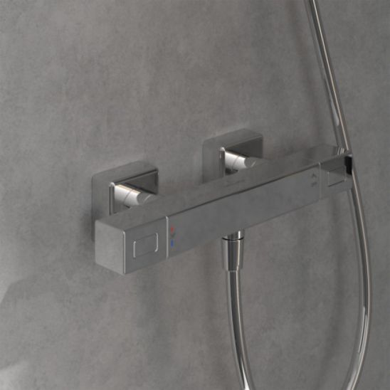 Készlet zuhanycsaptelep Villeroy & Boch Universal Taps & Fittings TVS00001800061, zuhany készlet Villeroy & Boch Verve Showers TVS10900700061